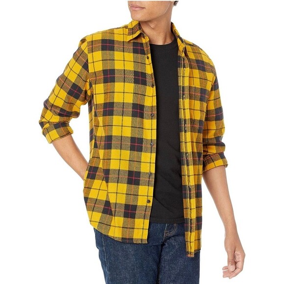 Men’s Amazon Essentials Slim Fit Flannel - Size Small - Picture 5 of 6